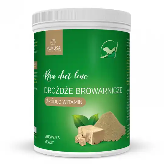 Dodaj do koszyka POKUSA RawDietLine Drożdże browarnicze - suplementy dla psa i kota - 1000g