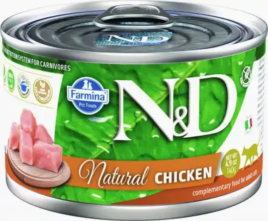 FARMINA N&D Cat Natural Kurczak - mokra karma dla kota - 140 g Zniżka