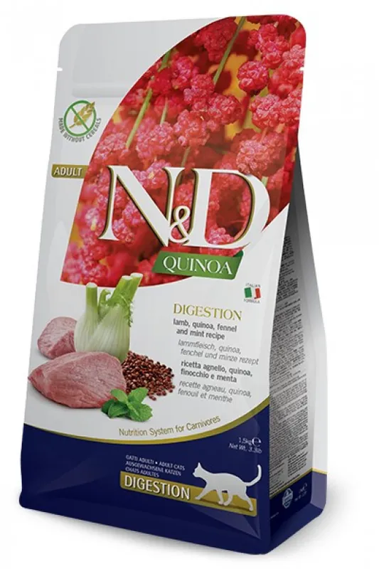 FARMINA N&D Quinoa Digestion - sucha karma dla kota - 1,5kg Oferta limitowana