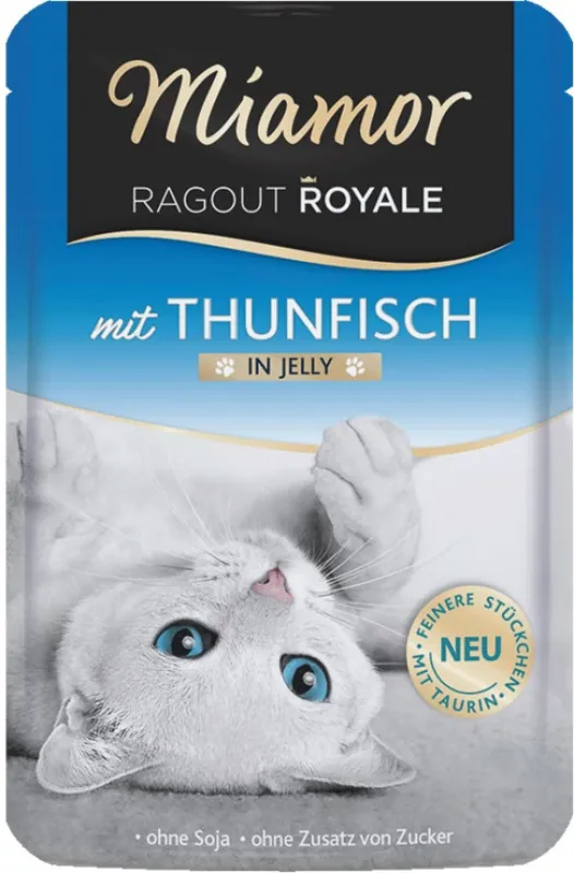 Promocja MIAMOR Ragout Royal Tuńczyk w żelu 100g dla kota