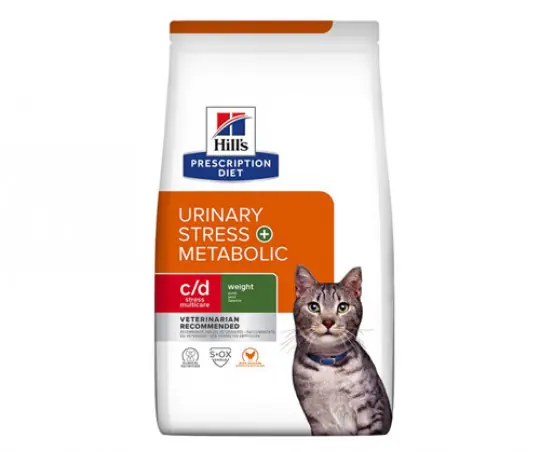Cena promocyjna HILL‘S Prescription Diet Feline c/d Urinary Stress + Metabolic - sucha karma dla kota - 3 kg