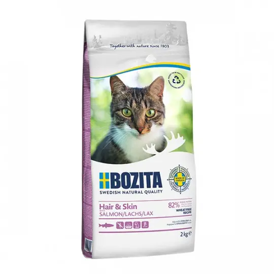 Oferta BOZITA Hair & Skin Łosoś - sucha karma dla kota - 2kg