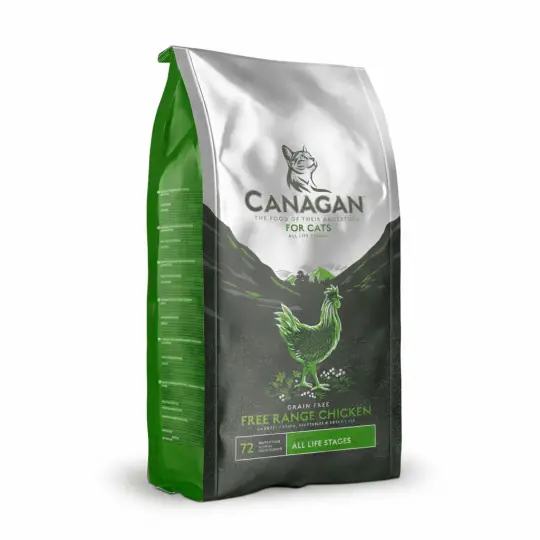 Rabat CANAGAN Free Range Chicken Kurczak - sucha karma dla kota - 375g
