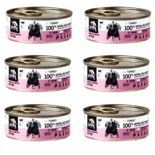3COTY Indyk - mokra karma dla kota - 6x80g Premium