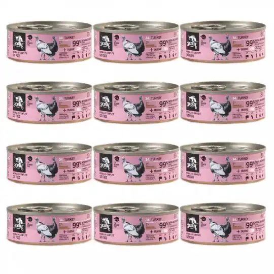Nowość 3COTY Indyk Senior - mokra karma dla kota - 12x80g