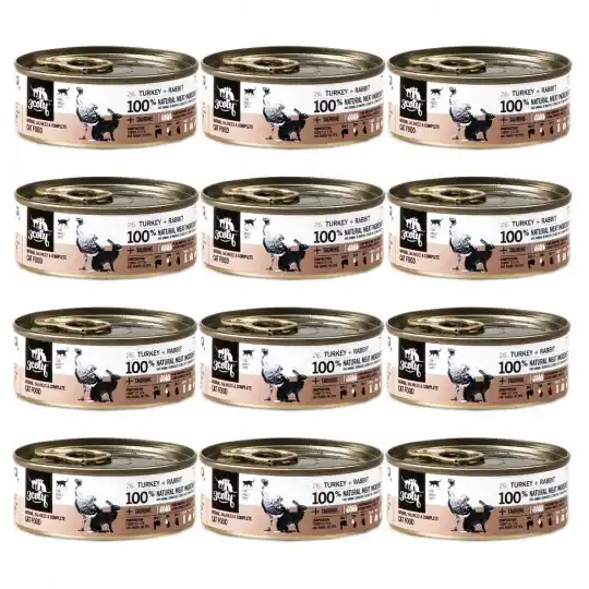 3COTY Indyk z królikiem - mokra karma dla kota - 12x80g Popularny