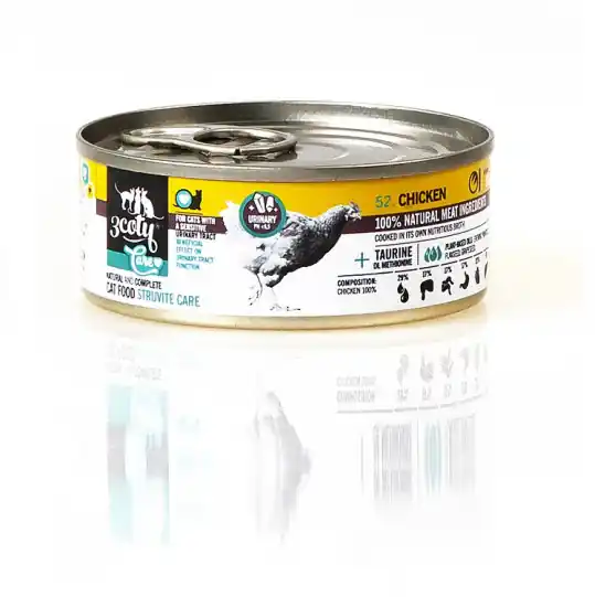 3COTY Kurczak Struvite care Mono - mokra karma dla kota - 80g Taniej