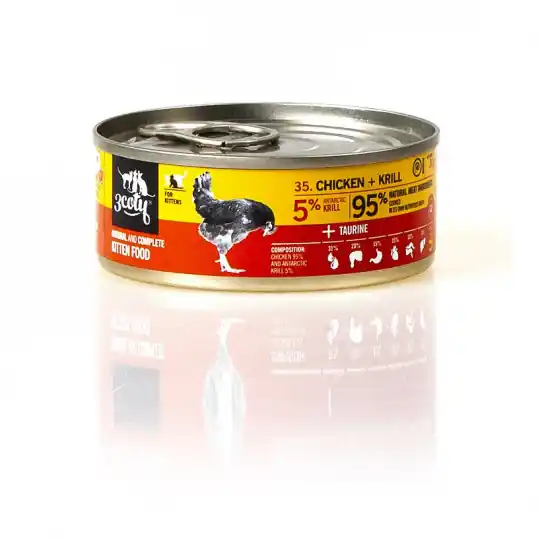 3COTY Kurczak z krylem Dla kociąt - mokra karma dla kota - 80g Ostatnie sztuki
