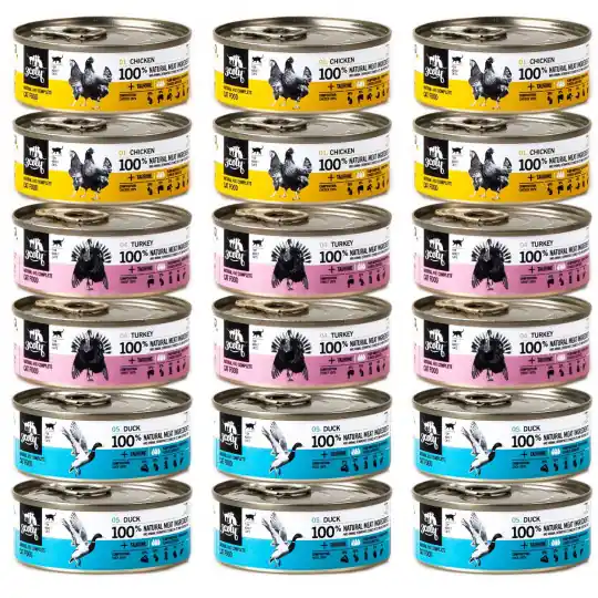 3Coty for Adult MIX 3 Smaków - mokra karma dla kota - 18x80g Wybór klientów