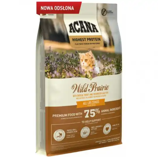 Hit sprzedaży ACANA Wild Prairie - sucha karma dla kota - 4,5kg