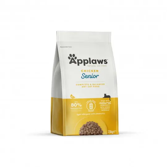 APPLAWS Senior Kurczak - sucha karma dla kota - 7,5kg Nowość