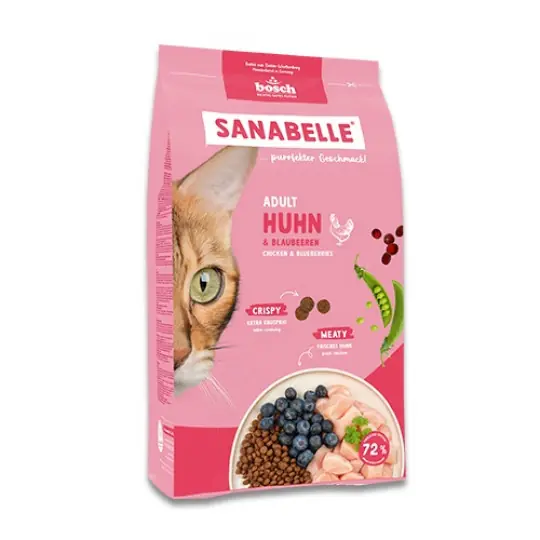 Zniżka BOSCH Sanabelle Life Adult Chicken & blueberries - sucha karma dla kota - 8kg