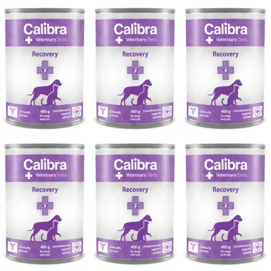 CALIBRA VD Dog & Cat Recovery - mokra karma dla psa i kota - 6x400g Darmowy zwrot