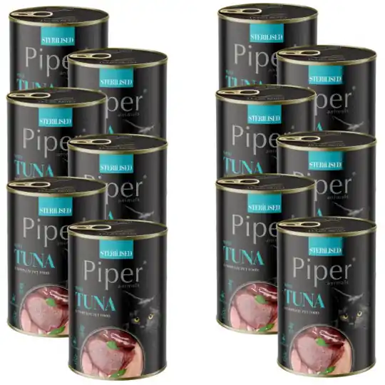 DOLINA NOTECI Piper Sterilised z tuńczykiem - mokra karma dla kota - 12x400g Kup online