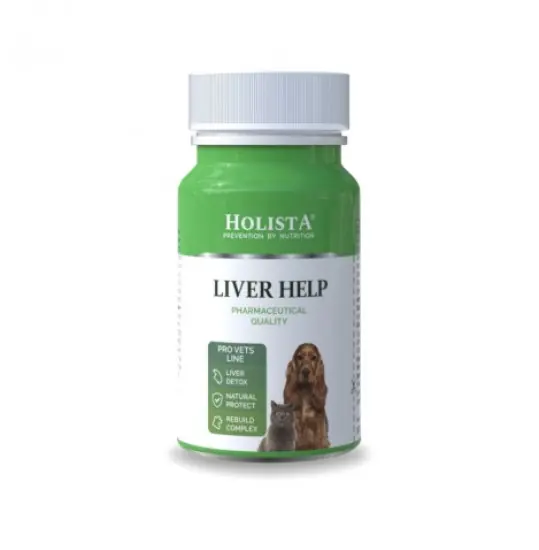 Wyjątkowa oferta HOLISTA Liver help - suplementy dla psa i kota - 90 tabletek