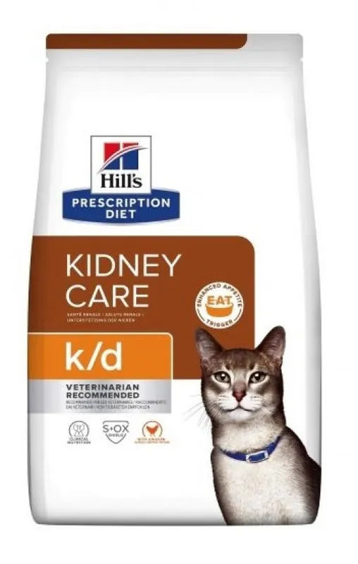 Szybka dostawa Hill‘s Prescription Diet Feline k/d Kidney Care - sucha karma dla kotów z chorobami nerek - 3kg