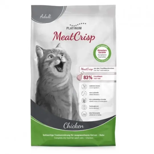 PLATINUM MeatCrisp Adult Chicken - sucha karma dla kota - 1,5kg Najlepsza cena