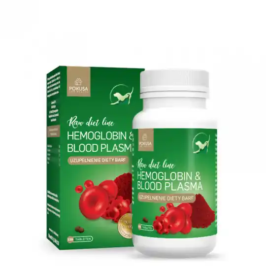 POKUSA RawDietLine Hemoglobina i Osocze - suplementy dla psa i kota - 120szt. Oferta