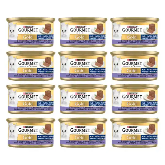 Oferta czasowa PURINA Gourmet Gold Mus z jagnięciną - mokra karma dla kota - 12x85g