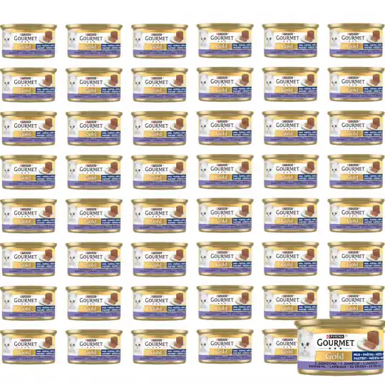 PURINA Gourmet Gold Mus z jagnięciną - mokra karma dla kota - 48x85g Wyjątkowa oferta