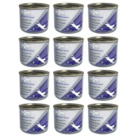 Cena promocyjna TROVET Hypoallergenic VRD z dziczyzną - mokra karma dla kota - 12x200g