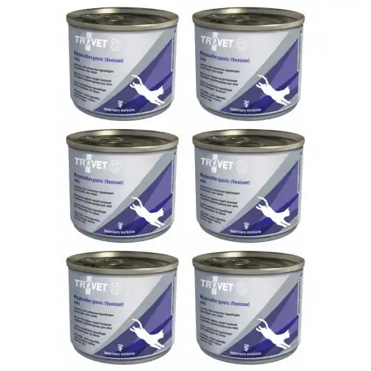 TROVET Hypoallergenic VRD z dziczyzną - mokra karma dla kota - 6x200g Kup teraz