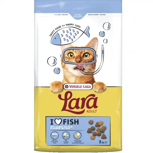Ekspresowa dostawa VERSELE-LAGA Lara Adult Łosoś - sucha karma dla kota - 7kg