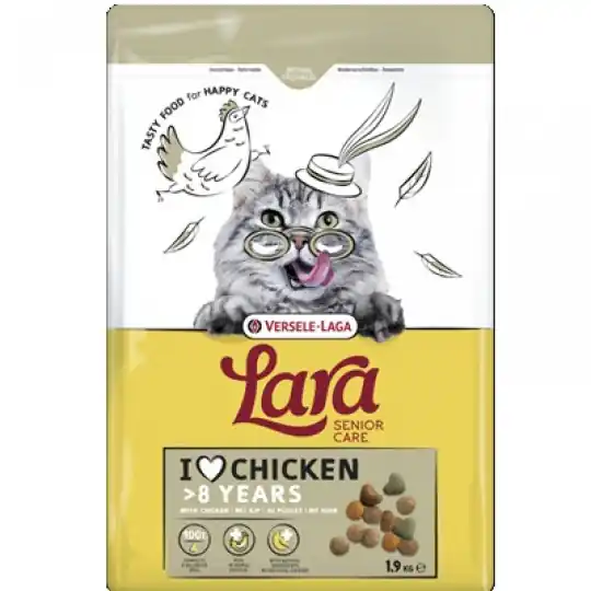 Nie przegap VERSELE-LAGA Lara Senior Kurczak - sucha karma dla kota - 1,9kg