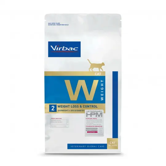 Ostatnie sztuki VIRBAC HPM Weight loss & Control Kontrola wagi - sucha karma dla kota - 7kg
