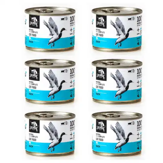 3COTY 180. Kaczka - mokra karma dla kota - 6x180g Bezpieczna płatność