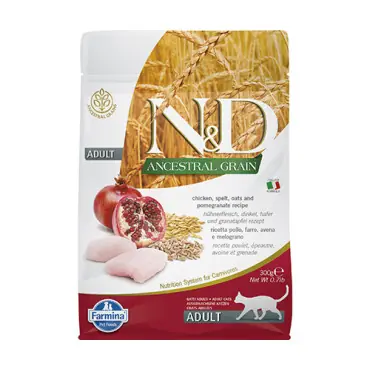 Bestseller FARMINA ND ANCESTRAL GRAIN KARMA DLA KOTA z kurczakiem, orkiszem i owocem granatu