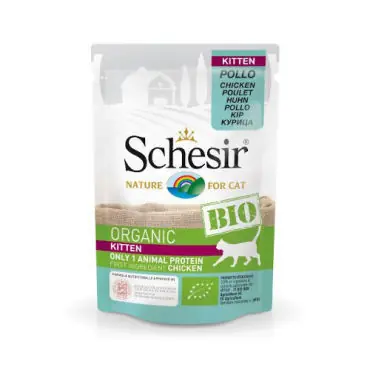 SCHESIR BIO KARMA DLA KOCIĄT - Z KURCZAKIEM Najlepsza cena