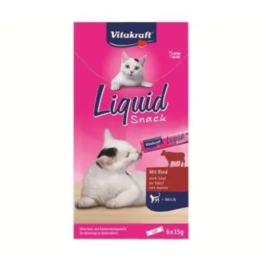 Zamów teraz VITAKRAFT CAT LIQUID SNACK PRZYSMAK DLA KOTA - z inuliną