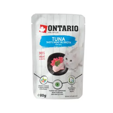 Wyjątkowa oferta ONTARIO KARMA DLA KOTA saszetki z tuńczykiem w rosole