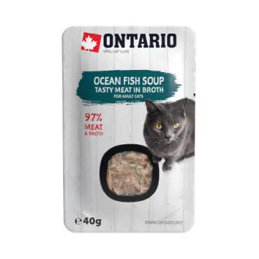 ONTARIO OCEAN FISH SOUP KARMA DLA KOTA - zupa z rybami oceanicznymi i warzywami Bezpieczne zakupy