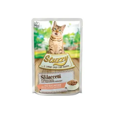 Nie przegap STUZZY SPECIALITY MOKRA KARMA DLA KOTA Z ŁOSOSIEM