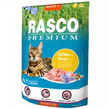 RASCO PREMIUM CAT ADULT KARMA DLA KOTA - z kurczakiem i cykorią Do wyczerpania zapasów