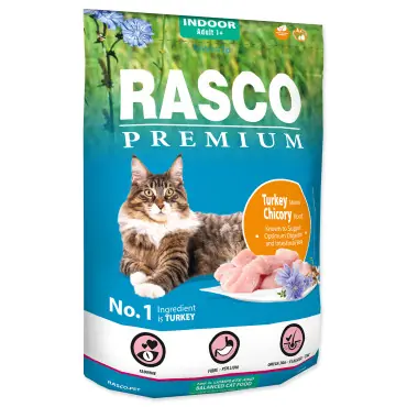 Szybka wysyłka RASCO PREMIUM CAT INDOOR KARMA DLA KOTA - z indykiem i cykorią