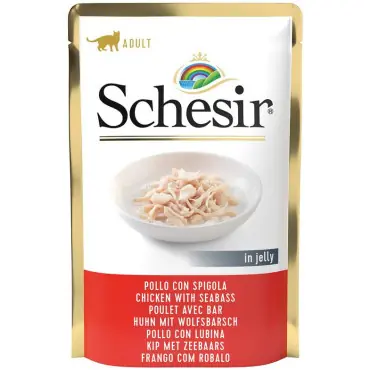 SCHESIR CAT FILET Z KURCZAKA Z OKONIEM W GALARETCE Wysoka jakość