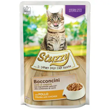 STUZZY CAT MOKRA KARMA Z KURCZAKIEM W SOSIE DLA KOTA STERYLIZOWANEGO Najlepsza cena
