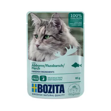 Ostatnie sztuki BOZITA KARMA DLA KOTA saszetki z okoniem w galaretce