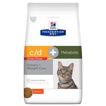 Dodaj do koszyka HILLS PRESCRIPTION DIET FELINE C/D URINARY STRESS + METABOLIC SUCHA KARMA DLA KOTA