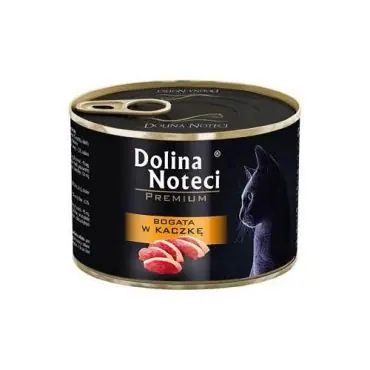 DOLINA NOTECI PREMIUM BOGATA W KACZKĘ puszka dla kota Szybka wysyłka