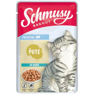 SCHMUSY RAGOUT KARMA DLA KOCIĄT - Z INDYKIEM W SOSIE Niska cena