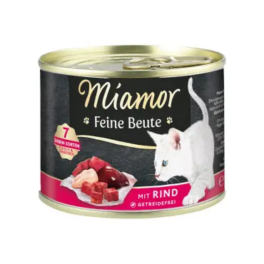MIAMOR FEINE BEUTE Z WOŁOWINĄ KARMA DLA KOTA Darmowy zwrot