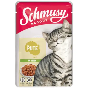 Taniej SCHMUSY RAGOUT KARMA DLA KOTA - Z INDYKIEM W GALARETCE