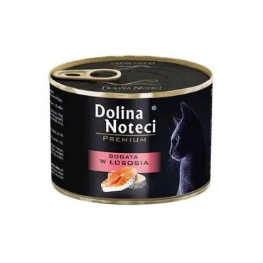 DOLINA NOTECI PREMIUM BOGATA W ŁOSOSIA puszka dla kota Ostatnie sztuki