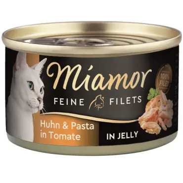 Promocja MIAMOR FEINE FILETS FILETY Z KURCZAKA Z MAKARONEM W POMIDORACH