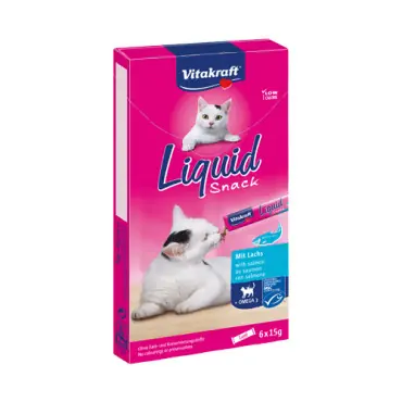 Kup online VITAKRAFT CAT LIQUID SNACK PRZYSMAK DLA KOTA - z kwasami Omega 3