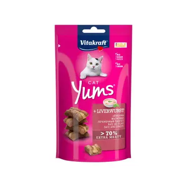 Ekspresowa dostawa VITAKRAFT CAT YUMS Z WĄTRÓBKĄ PRZYSMAK DLA KOTA